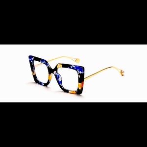 Vintage Transparent Glasses Anti-Blue Light